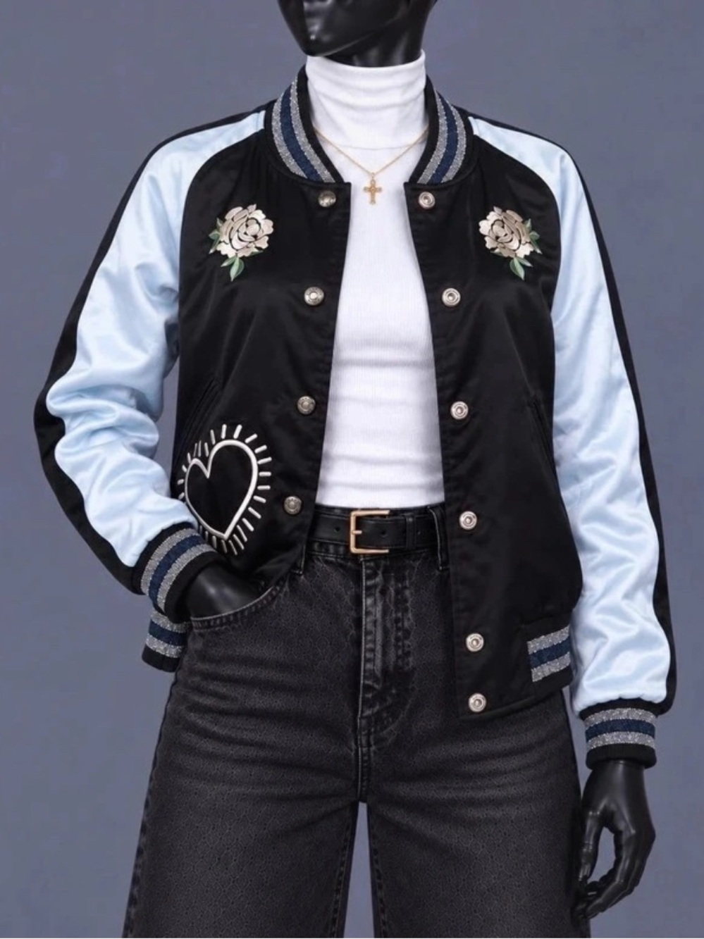Reversible, Limited Edition Coach X Keith Haring Bomber Jacket